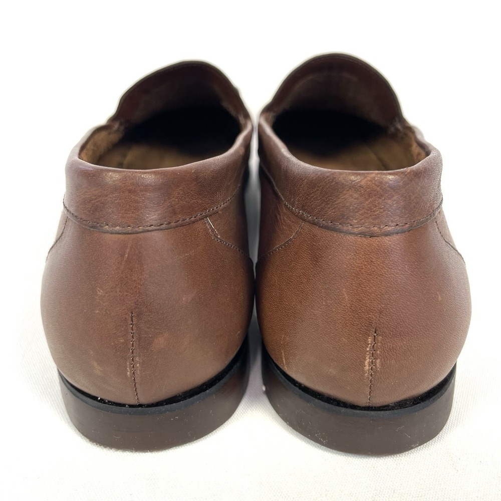Vintage Selby Brown Leather Horsebit Loafers Womens 10N Narrow Slip On Classic - Picture 6 of 10